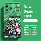 Funda de silicona para teléfono de la serie 17 de Gundam Anime